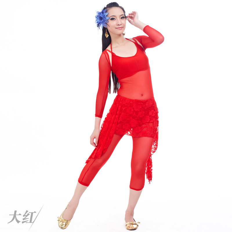 Dancewear lace Belly Dance Performance Hip Scarf For Ladies